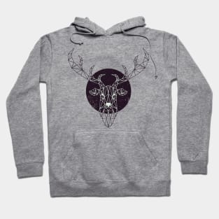 Geometric Deer (Dark Version) Hoodie